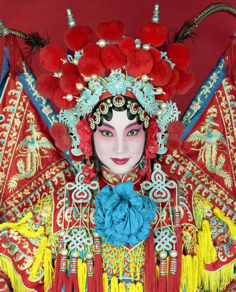 Chinese Opera Traditional Beijing Opera Actress In Traditional Costume