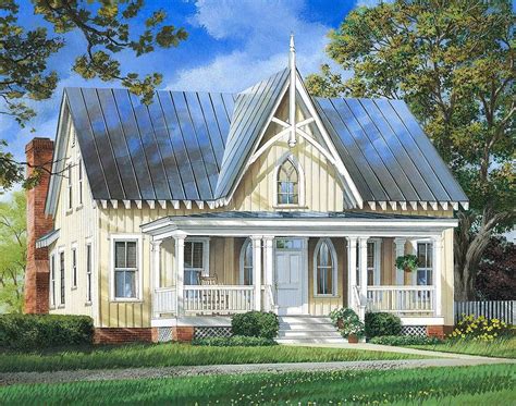Plan Wp Charming Cottage House Plan Victorian House Plans