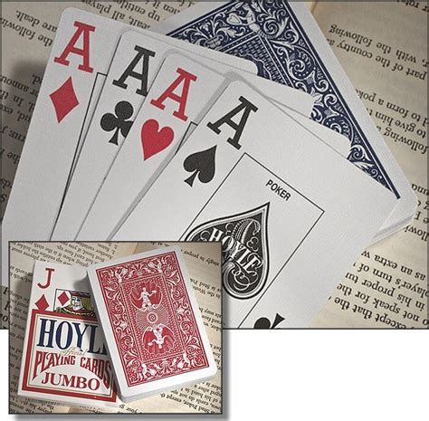 Hoyle Jumbo Pinochle Cards One Deck