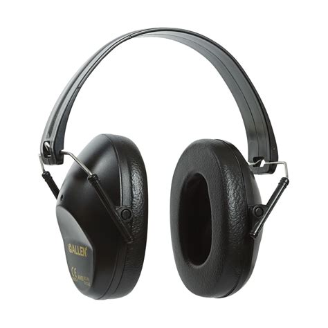 allen reaction low profile ear muff 26db black kc small arms