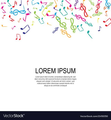 Music Notes Background Royalty Free Vector Image