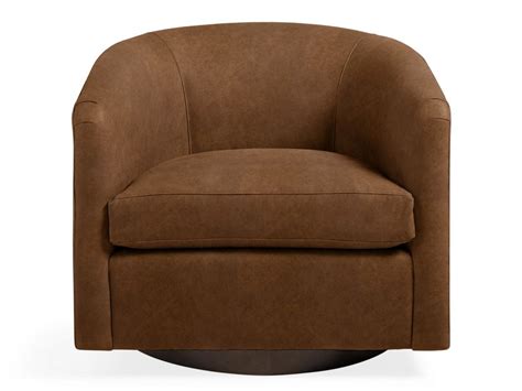 Majestic 5 cheers windsor power leather recliner ideas. Bowan Leather Swivel Chair | Arhaus Furniture (With images ...