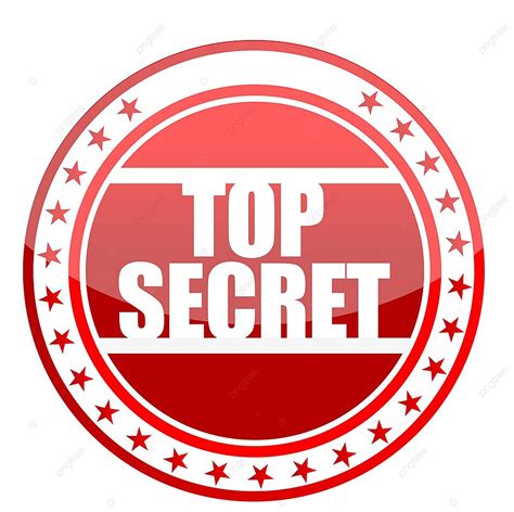 Top Secret Seal Illustration Design Classified Secret Agent