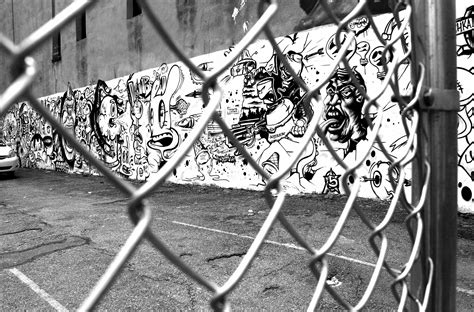 Grayscale Photo Of Graffiti Wall Free Image Peakpx