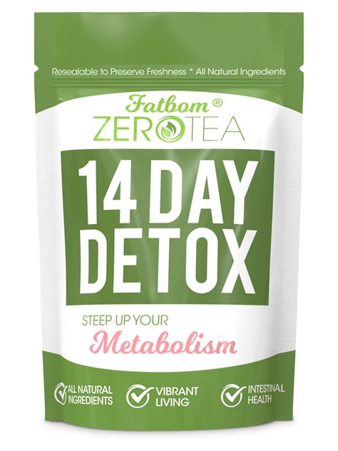Zero Tea 14 Day Detox Tea Teatox Herbal Tea For Cleanse