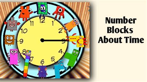 Numberblocks About Time ⏰counting Numbers Clockwise Youtube