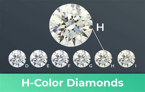 H Color Diamond The Best Color For Engagement Rings
