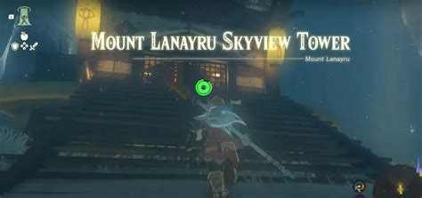 How To Unlock Mount Lanayru Skyview Tower In Zelda Totk