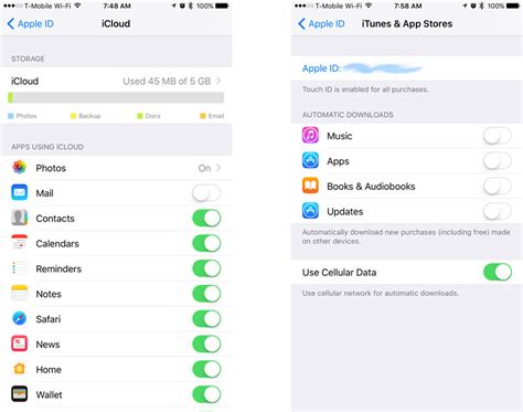 How To Manage Your Apple Id Icloud Iphone Backups And More In Ios 103