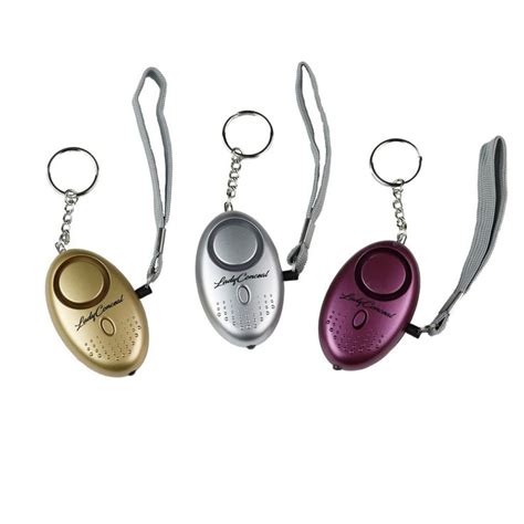 Personal Self Defense 130 Db Security Alarm Keychains By Lady Conceal