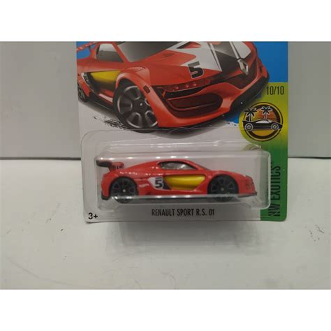 Renault Sport Rs 01 Red 1010 Exotics 164 Hot Wheels Usa Card Bcn