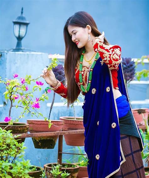 Pin By Preeya Subba On Nepal Traditional Dress Gurung Dress Traditional Dresses National Clothes