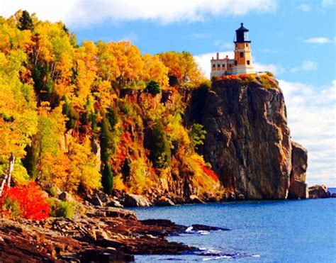 Split Rock Lighthouse ~ North Shore Of Lake Superior Minnesota Split