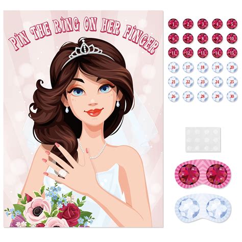 Buy Neburora Pin The Ring On The Bridehen Party Bachelorette Party