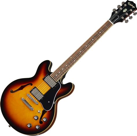 Epiphone Inspired By Gibson Es 339 Vintage Sunburst Semi Hollow Electric Guitar Sunburst