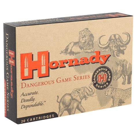 Hornady Dangerous Game 375 Handh 300gr Dgx Bonded 20 Round Game
