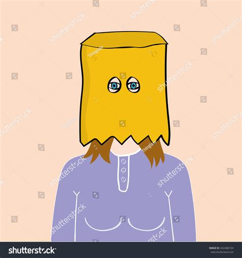 Paper Bag Head Stock Illustrations Images And Vectors Shutterstock