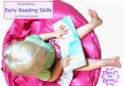 Developing Early Reading Skills In Preschoolers Print Awareness