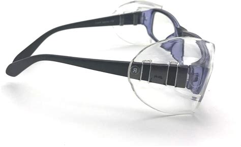 single hole mbodm 2 pairs safety eye glasses side shields slip on clear side shield for safety