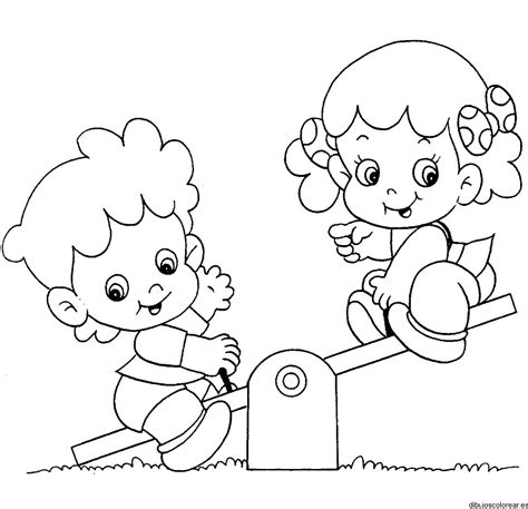 Niños Dibujos Para Colorear