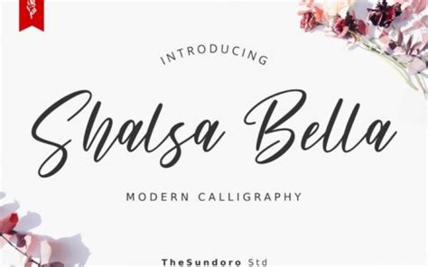 Shalsa Bella Calligraphy Font