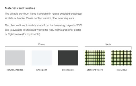 S2 Insect Screen Centor Screens