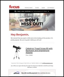 Browse Abandonment Email Examples Subject Lines Best Practices