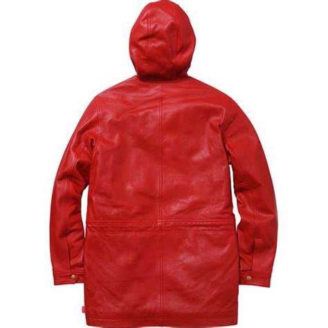 Hooded Leather Parka Fall Winter 2014 Supreme