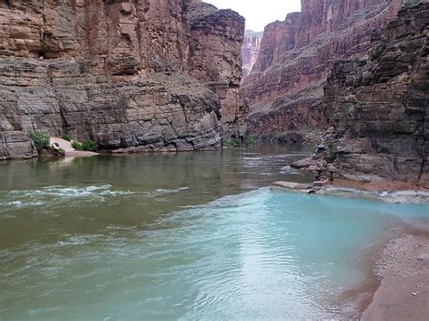 Havasu Creek Confluence At Colorado River Grand Canyon Flickr