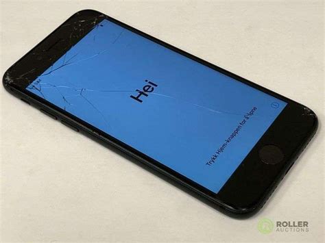 Apple Iphone 7 32gb Model A1660 Cracked Screen No Sim Card Verizon