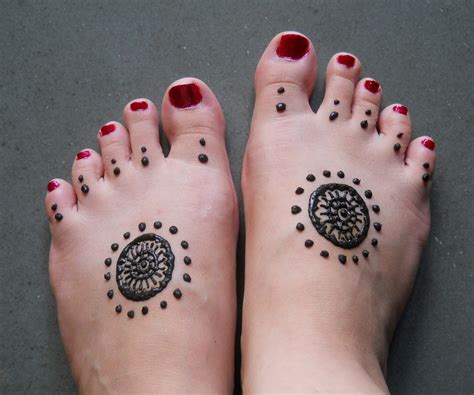 Simple Henna Design For Feet Instructables