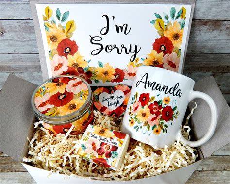 Sorry T T To Apologize Apology T Basket How To Etsy Uk