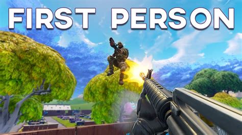 Fortnite In First Person Youtube
