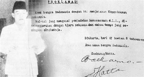 Pidato Soekarno Dan Isi Teks Asli Proklamasi