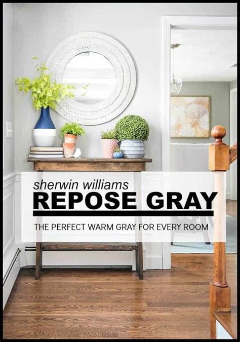 If you have a hard time understanding the undertone of a light neutral, look at the darkest swatch on the strip. Favorite Paint Colors: Sherwin Williams Repose Gray | Repose gray, Repose gray sherwin williams ...