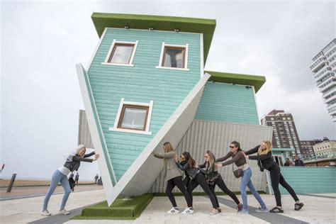See Inside This Crazy Upside Down House In Brighton England