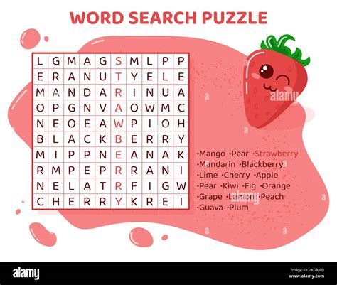 Word Search Puzzle Hi Res Stock Photography And Images Alamy