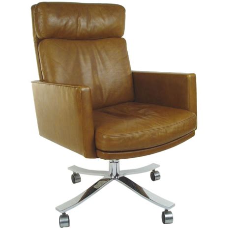 This button tufted office chair by flash furniture combines old world craftsmanship high back design. Vintage Leather High Back Chrome Base Chair by Stow Davis