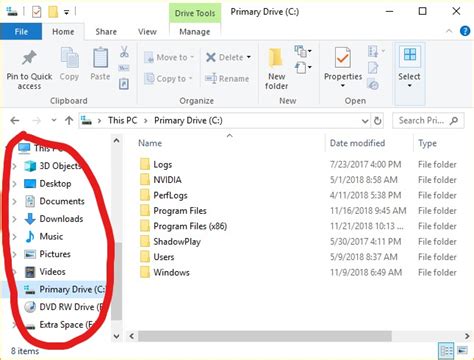 Windows 10 File Explorer Tab On The Left Super User