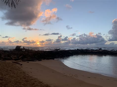 Hawaii June 2021 Beach Sunrise Kauai