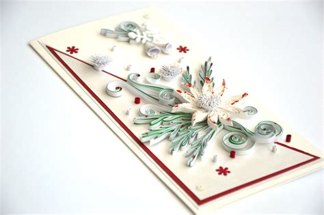 Quilling Card Christmas Card Papermagicbyjr