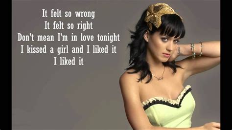 Katy Perry I Kissed A Girl Lyrics [hd 1080p] Youtube