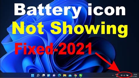 How To Fix Battery Icon Not Showing In Taskbar Windows 1110817