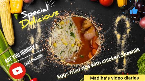 Chicken Shashlik With Egg Fried Rice 🍛original Restaurant Recipe 😋