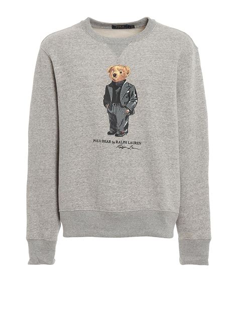 Are the bear hoodies close to the real thing cause these look embroidered i thought the real ones were screen printed? Polo Ralph Lauren Polo Bear Fleece Cotton Sweatshirt in ...