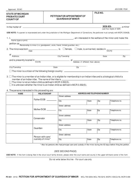 Indiana Guardianship Forms Fill Out And Sign Online Dochub