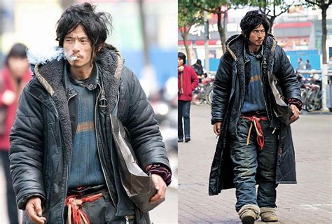 This Homeless Guy From China Looks Badass Chinese Fashion Street
