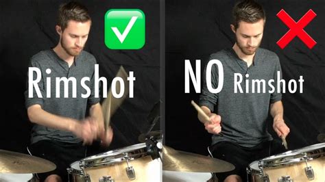 Rimshot Backbeat Key To Perfect Snare Sound YouTube