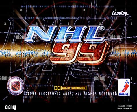 Nhl 99 Sony Playstation 1 Ps1 Psx Editorial Use Only Stock Photo