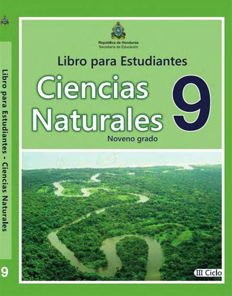 Libro De Ciencias Naturales Noveno 9 Grado Honduras 】